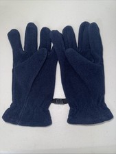 Navy Blue Unisex Adult Fleece Gloves Port Authority S/M