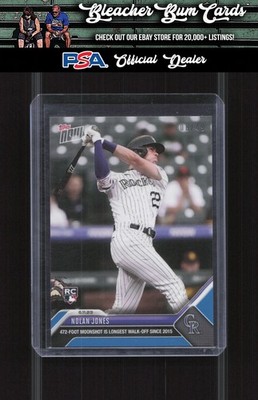 2023 Topps Now 428 Nolan Jones Blue #/49