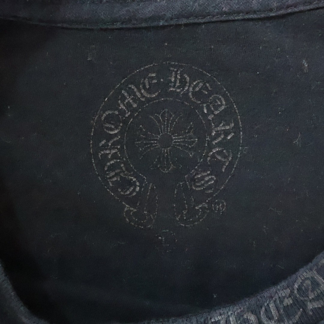 CHROME HEARTS Gradient Logo Long Sleeve Tee T-shirt Cut Saw Multicolor Used a4de thumbnail 7