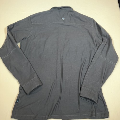 Kuhl Shirt Mens Large Gray Button Up Stretch Performance Outdoor Workwear - Picture 5 of 10