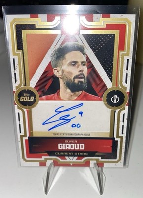 Oliver Giroud Base Autograph Current Stars LOSC Lille Topps UCC Gold 25/26