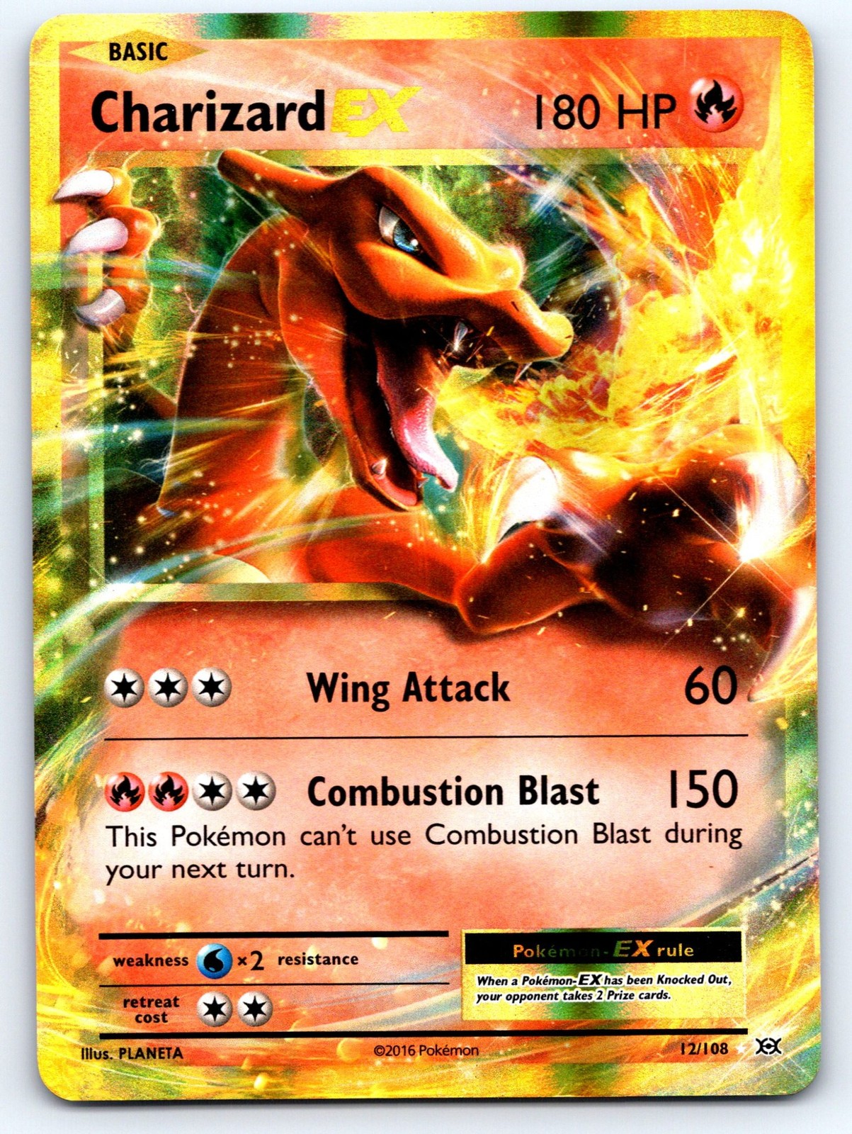 Charizard EX XY - Evolutions 12/108 NM