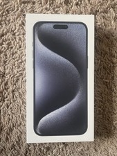 Original BOX for APPLE iPhone 15 Pro Max iPhone Box Empty -BLUE TITANIUM