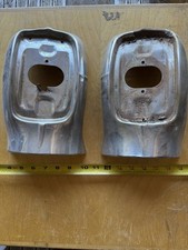 1942 1946 1947 1948 Mercury Tail Light Housings Bezels Pair