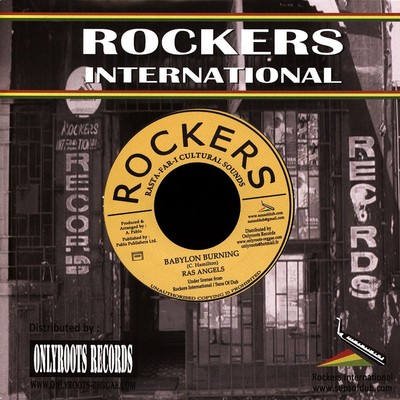 Ras Angels - Babylon Burning / Version (Vinyl 7'')