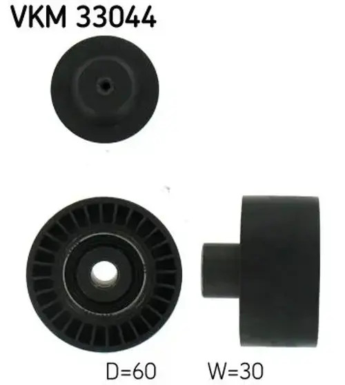 Original SKF Deflection/Guide Pulley Ribbed Belt VKM 33044 for Citroën Ford - Image 8