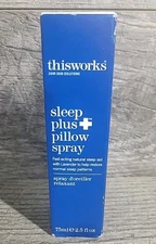 THIS WORKS Sleep Plus Pillow Spray 2.5oz NIB Natural Sleep Aid Lavender 
