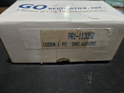 #ad Go Regulator Pr1 113050 Code# 1 PC 040 628850 Max Inlet 6000 psig 414 bar $195.00