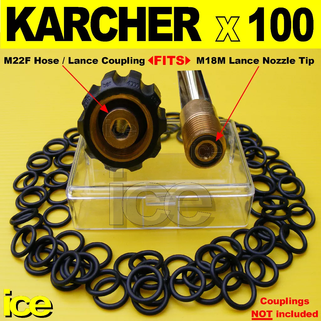 Jet wash nozzle clearance for hose