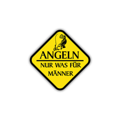 Sticker/Decal Fishing Only What For Men Sign Sport Fishing 13x13cm A1125