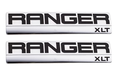 2006-2011 Ford Ranger XLT Chrome Left & Right Fender Emblems Set Of 2 ...