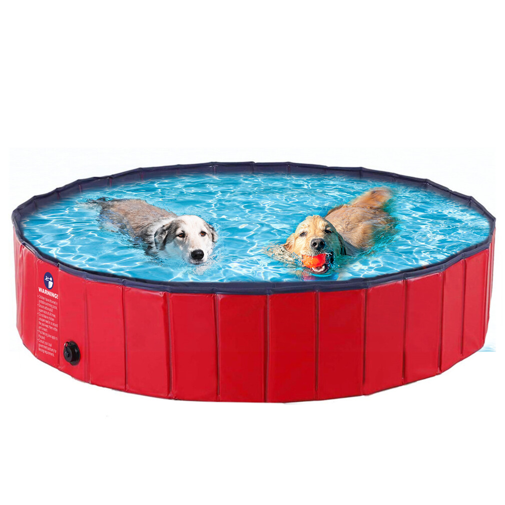 XXL XL Large Folding Pet Swimming Pool Outdoor Dogs Bathing Pool Tub
