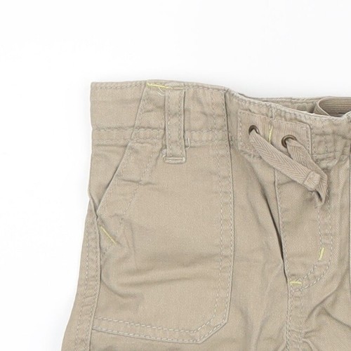 Pumpkin Patch Boys Beige Cotton Blend Trousers Size 12-18 Months - Picture 8 of 12