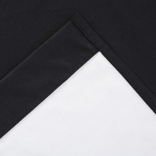 2 Panels Blackout Grommet Top Window Treatment Curtain Tiers for Small Windows - Picture 6 of 71