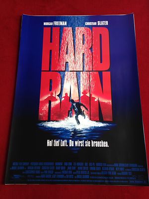 Hard Rain Kinoplakat Poster A1, Morgan Freeman, Christian Slater