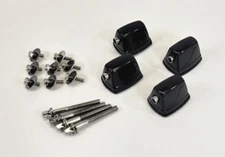 Ddrum Tom / Snare Drum Lug with Mounting Screws and Tension Rod  (1 -1/8") 4pcs