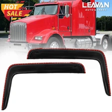 For Kenworth C500 W900 T800 Rain Guards Window Visors Car Windows Deflector