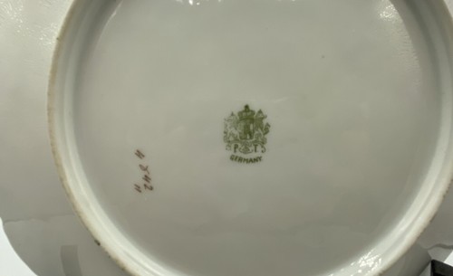 PT Germany Porcelain Plate Roses Hand Painted - Picture 3 of 3