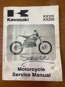 Used Kawasaki Service Manual 2003 KX125 / KX250 #99924-1298-01 | eBay