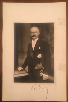 Albert Lebrun Signed Photograph