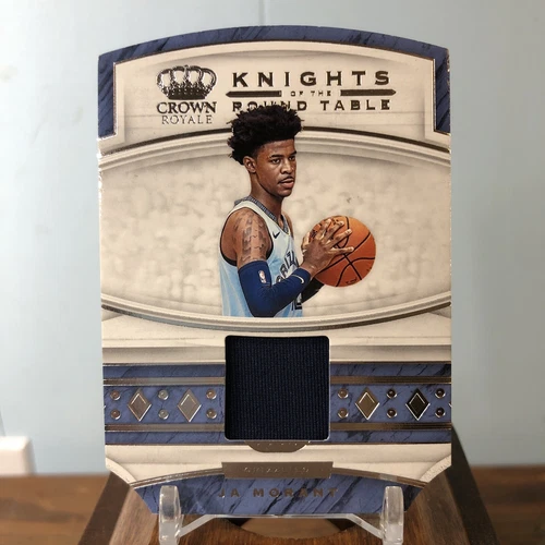 Ja Morant 2019 Crown Royale Knights Of The Round Table Rookie Game Worn Patch RC