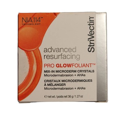 StriVectin Pro Glowfoliant Mix-In Microderm Crystals 1.27 oz NEW