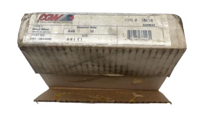 NEW CGW GRINDING BENCH WHEEL 38008 Grinding 6x3/4x1 ,A46 *SALE*