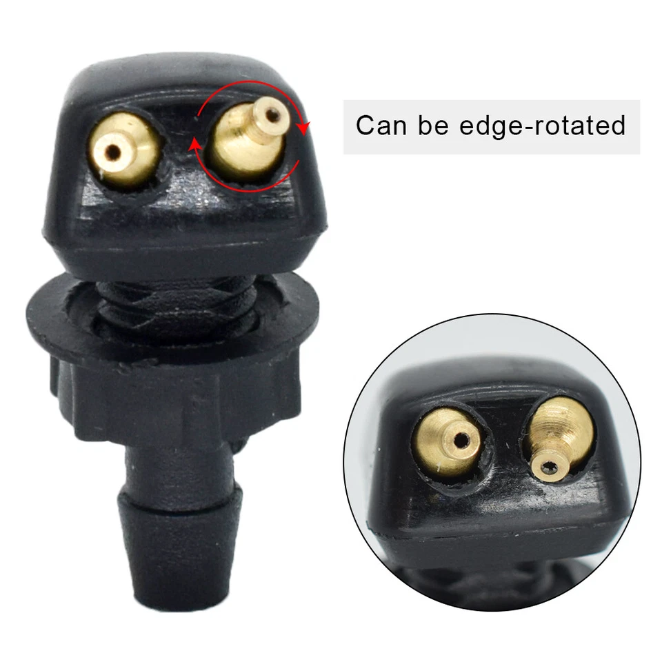 2x Universal Coche Limpiaparabrisas Boquilla Rociador Lavadora Rociador Boquilla Rociador Foto 3 de 4