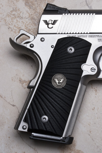 Wilson Combat 351AACP Grips, 1911 Compact, Black G10, Starburst | eBay