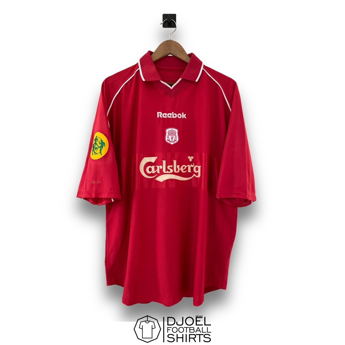 Original Football Shirt Liverpool FC 2000-01 Home GERRARD #17 UEFA