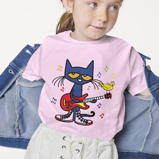 Pete the Cat Kids shirt, Kids Birthday Shirt Gift, Birthday Party Supplies