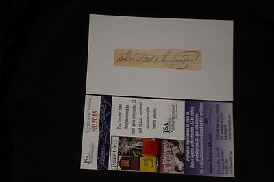 HERM WEHMEIER SIGNED AUTOGRAPHED CUT SIGNATURE 3X5 CARD