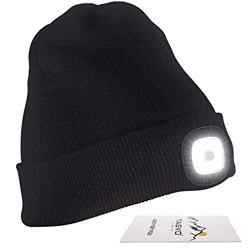 USB Rechargeable LED Beanie Cap 