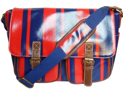 Ladies Designers Oilcloth Cross Body Messenger Saddle Bag School Satchel Handbag - Picture 78 of 91