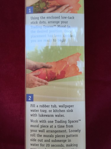 WALLIES LARGE PINK FLOWERS Removable Wall & Project Stickers NEW Trading Spaces - Picture 6 of 6