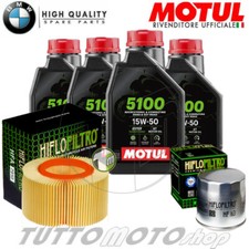 Tagliando BMW R 1150 R / ABS 2000-2006 Kit Olio Motul 5100 15W50 Filtri R1150
