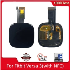 For Fitbit Versa 3 LCD Display Screen with NFC Digitizer Assembly Replacement