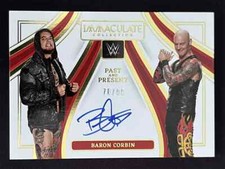 2023 Panini Immaculate Collection Baron Corbin #PP-BCB Past Present Auto 70/99