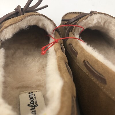 Dearfoams Genuine Suede Moc Slippers Men display picture 2