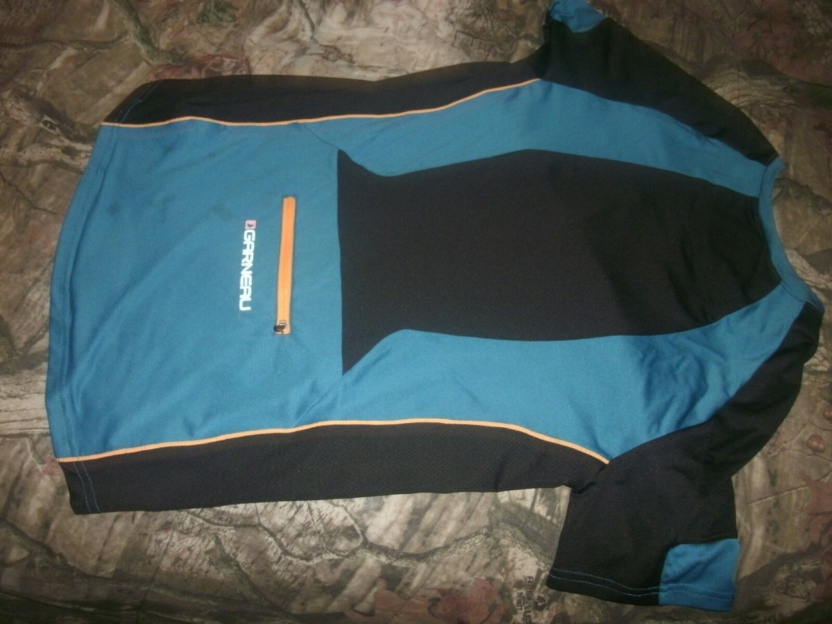 New Mens Louis Garneau HTO TEE Ice/Fil Cycling Jersey Blue 1020739