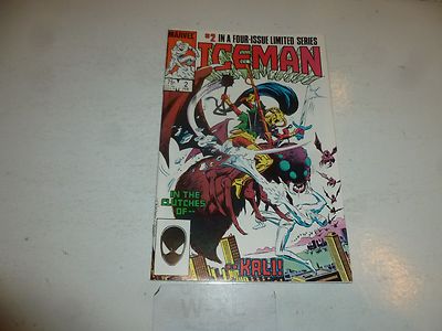 ICEMAN Comic - Vol 1 - No 2 - Date 02/1985 - Marvel Comic