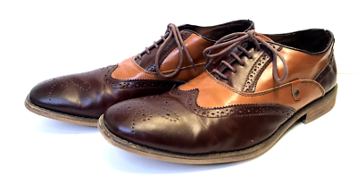 Steve Madden | Men’s Wingtip Oxford Dress Shoes | Brown | Size 11 Steve Madden Men main image 2