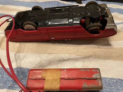 Vintage Cragstans Red Ford Convertible Thunderbird Japan Tin Vintage Cragstans Red Ford Convertible Thunderbird Japan Tin