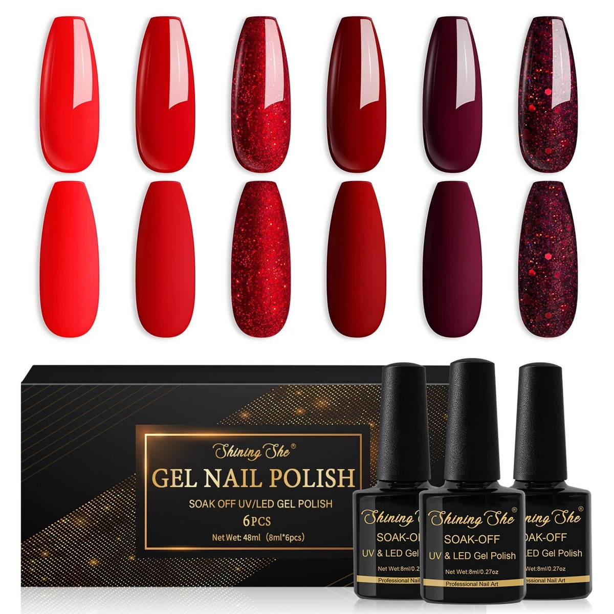 Bluesky Gel-Nagellack In Burgunder – Langlebig & Splitterfest – Nur Mit UV/LED-Lampe Härtbar