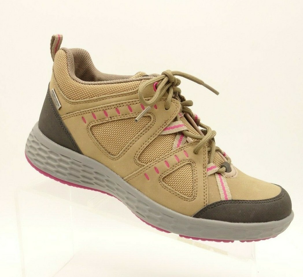 NEW ROCKPORT Waterproof Hiking Shoes Women's W Brown Leather Shoes