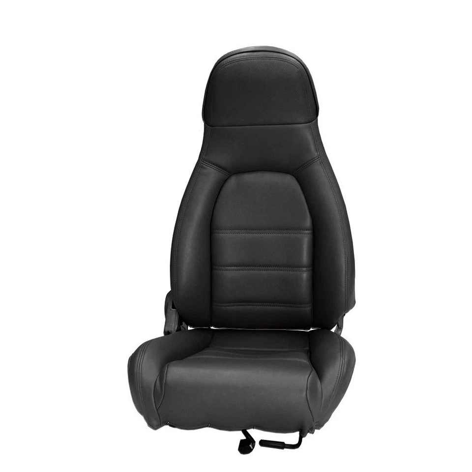 Mazda Miata 1990-97, Par de Fundas de Asiento Delantero / Kit para Asientos Estándar, Negro Foto 4 de 4