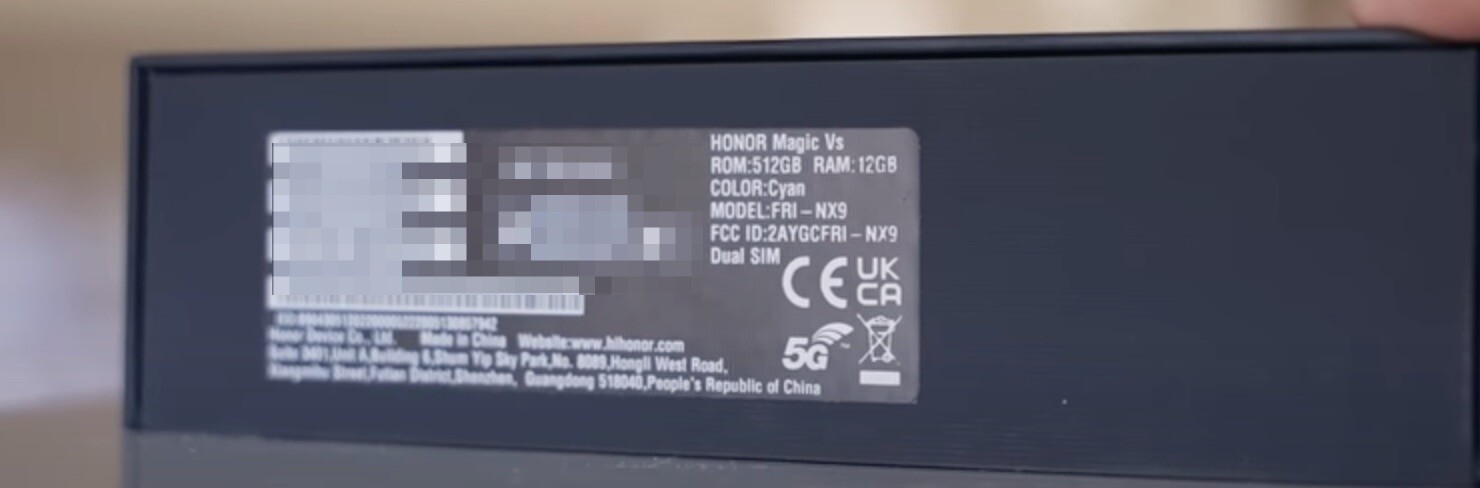 Honor Magic Vs 5G Global Model FRI-NX9 512GB + 12GB Dual-SIM Factory