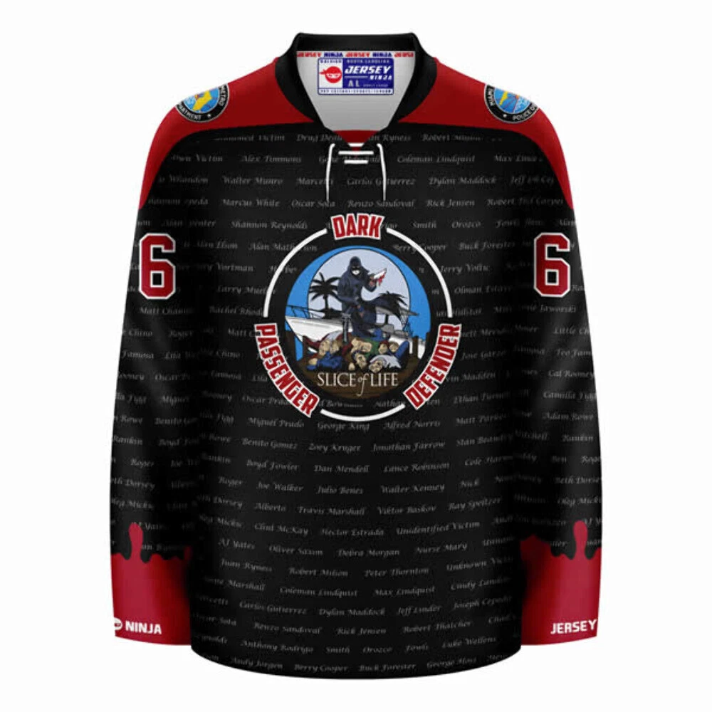 Dark Passenger Dexter Morgan Men's Hockey Jersey