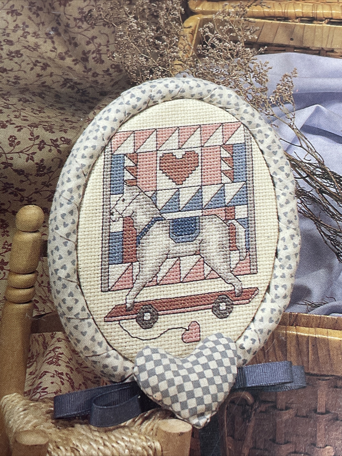 J & P Coats Cozy Country Cross Stitch Pattern