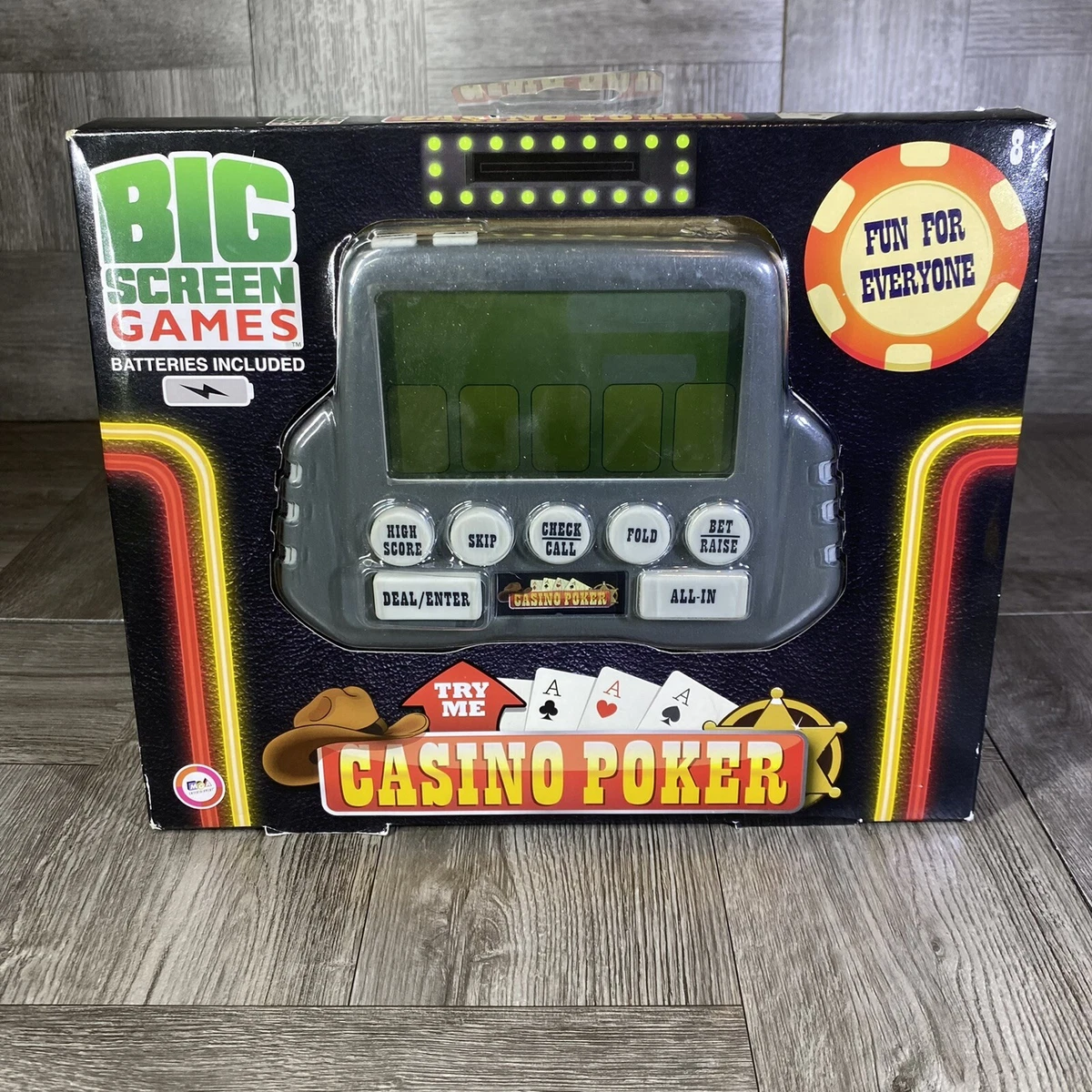 Big screen sale poker handheld game